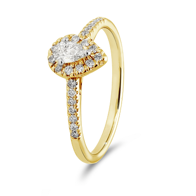 Pear Shaped Ring